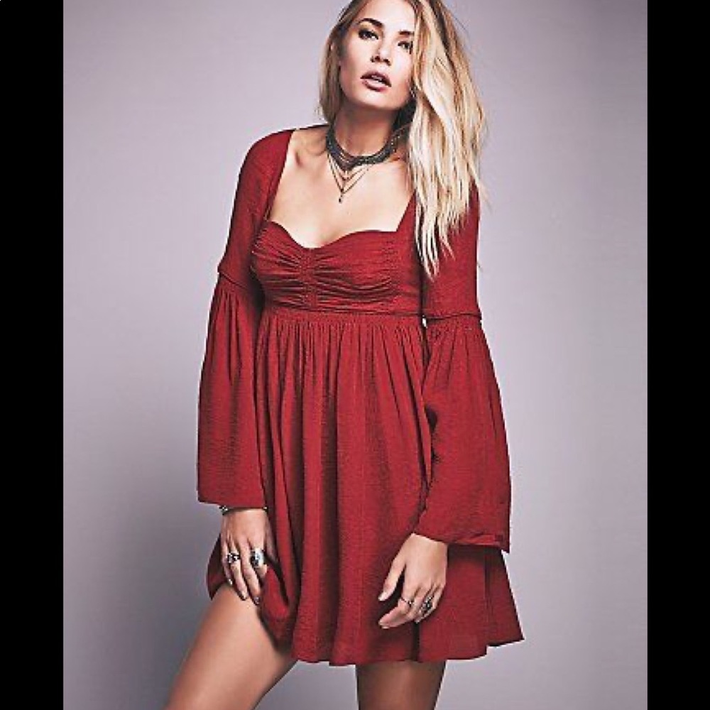 FP Duchess Silk Babydoll Dress